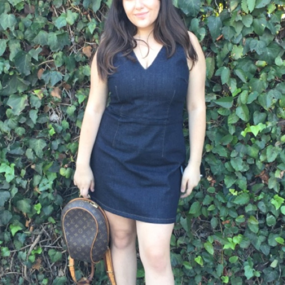 Topshop dark denim dress!